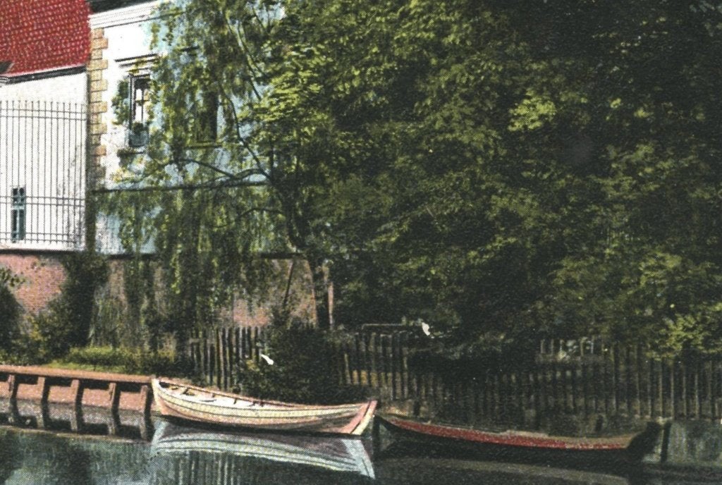 700221 Haarlem Houtpoortbrug 1905 Gelopen met postzegel, Ophalen of Verzenden, Voor 1920, Gelopen, Noord-Holland
