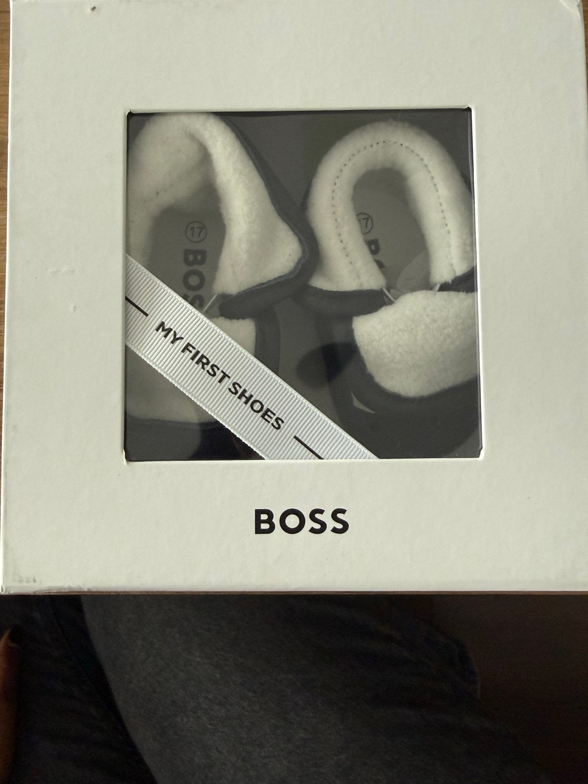 BOSS My First Shoes - Babyslofjes Maat 17, Ophalen of Verzenden, Nieuw, Jongetje of Meisje, Slofjes