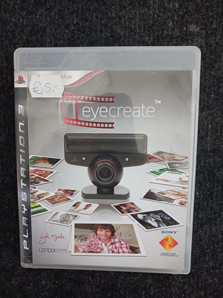 Playstation 3 spel eye create € 5, Overige genres, 1 speler, Ophalen of Verzenden, Zo goed als nieuw