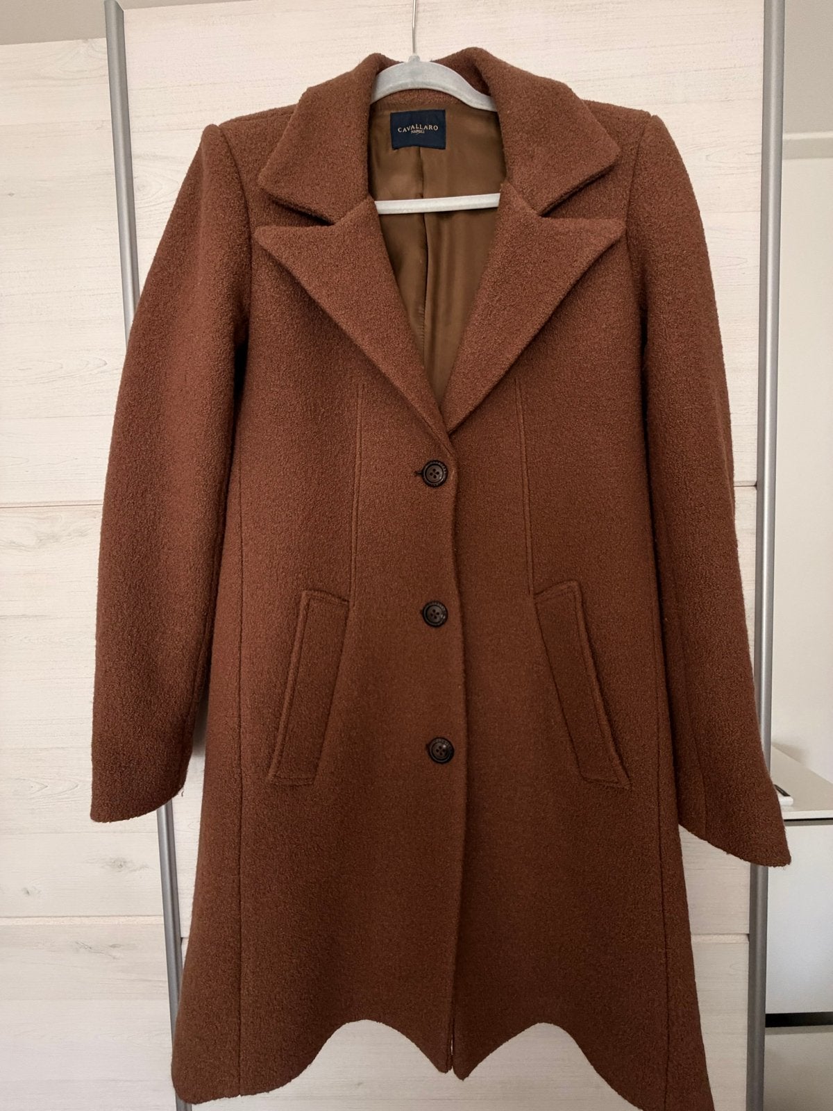 Cavallaro Napoli Jas - Bruin, Kleding | Dames, Jassen | Winter, Zo goed als nieuw, Maat 34 (XS) of kleiner, Bruin, Ophalen
