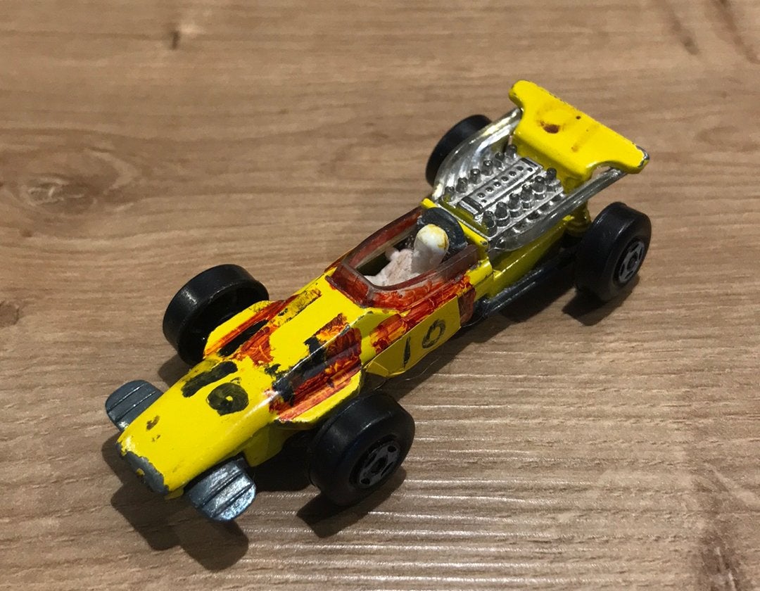 Formule I Matchbox raceauto 1870 no 34, Auto, Onbekend, Ophalen of Verzenden, Zo goed als nieuw