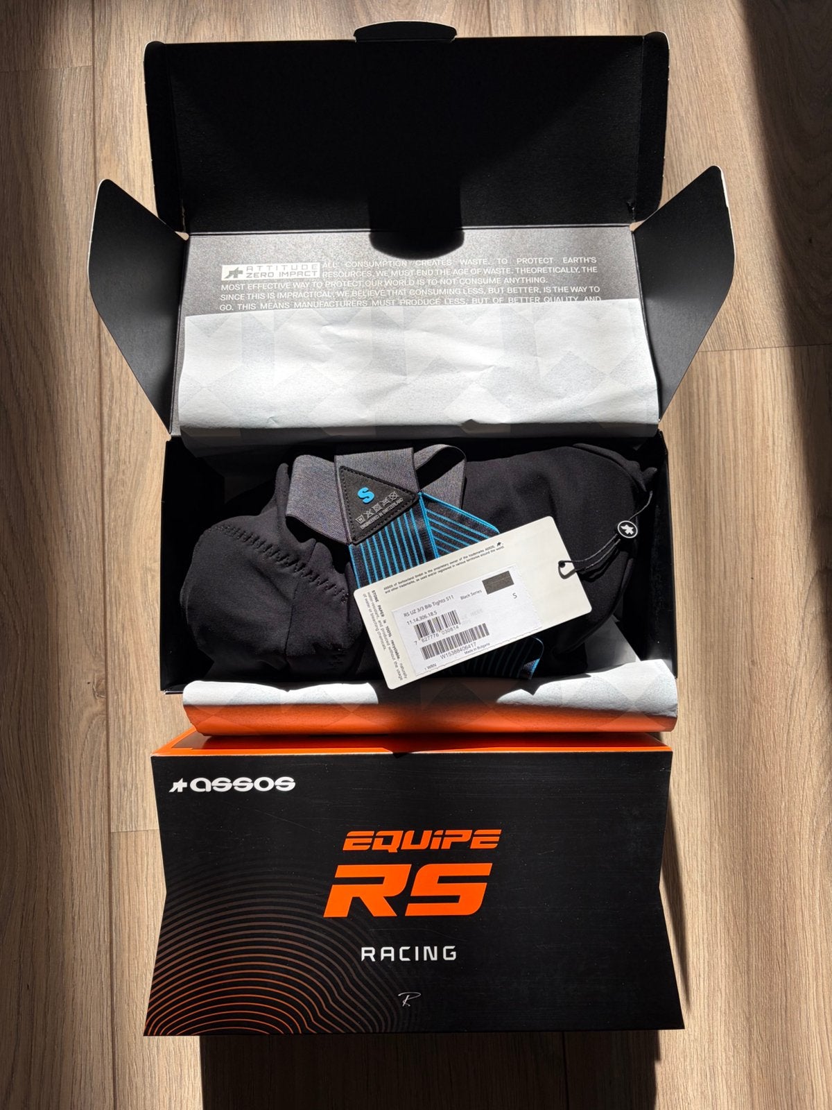 Assos Equipe RS Johdah Ultraz winter bib tights S11., Ophalen of Verzenden, S, Heren, Bovenkleding