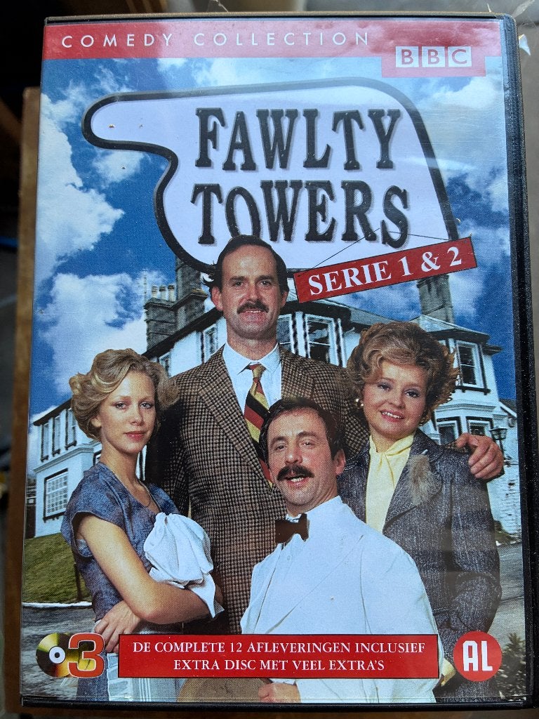 Fawlty Towers DVD box deel 1-2 COMPLEET, Engels, Nederlands, Ophalen of Verzenden, Zo goed als nieuw