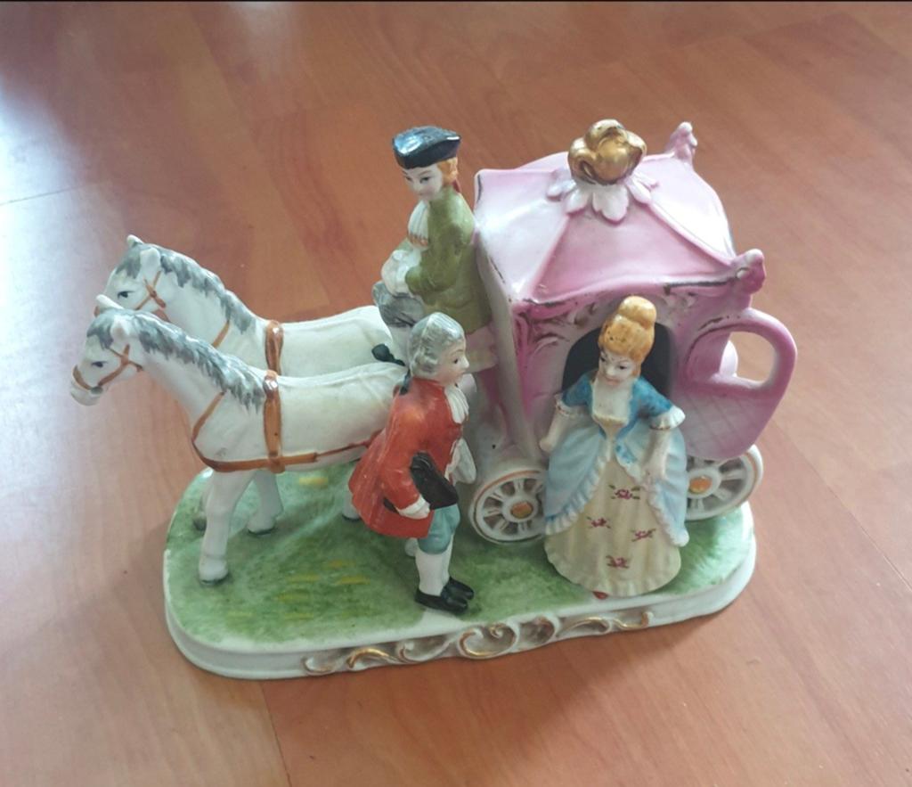 Koets porselein roze, Antiek en Kunst, Ophalen of Verzenden