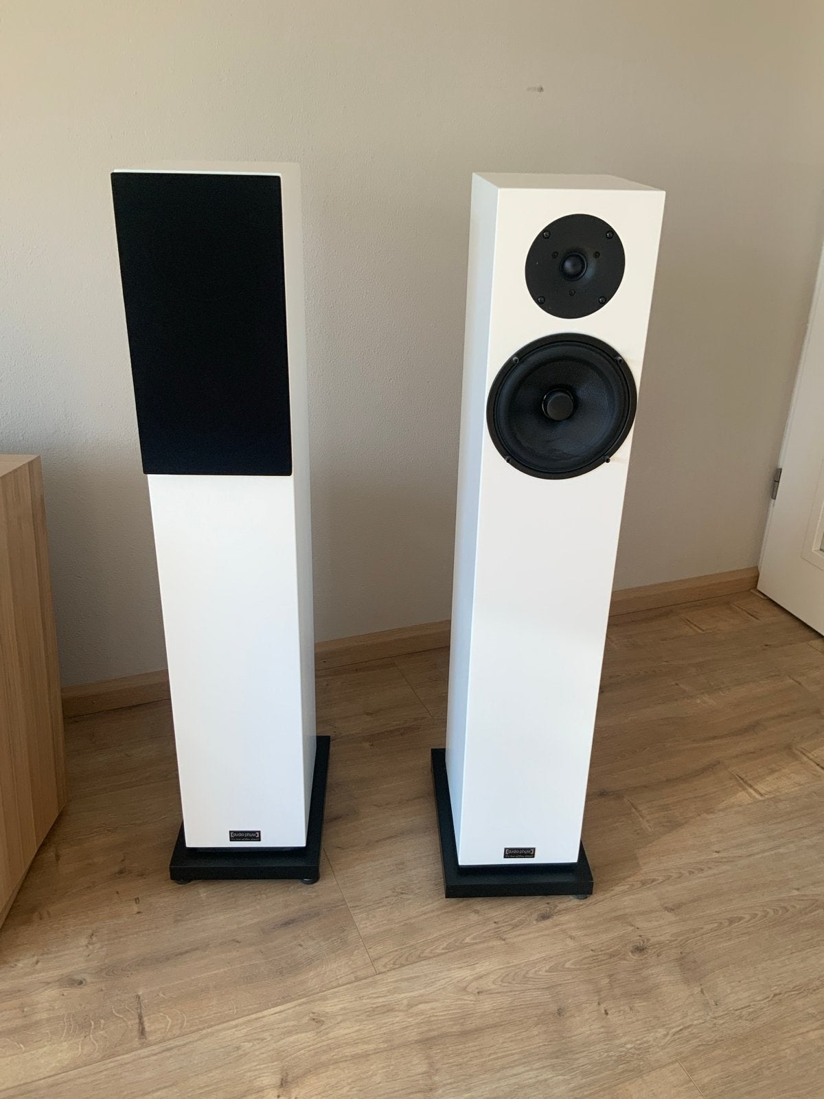 Audio Physic Classic 5 Vloerstaande Luidsprekers Wit, Audio, Tv en Foto, Luidsprekers, Vloerstaande luidspreker, Zo goed als nieuw
