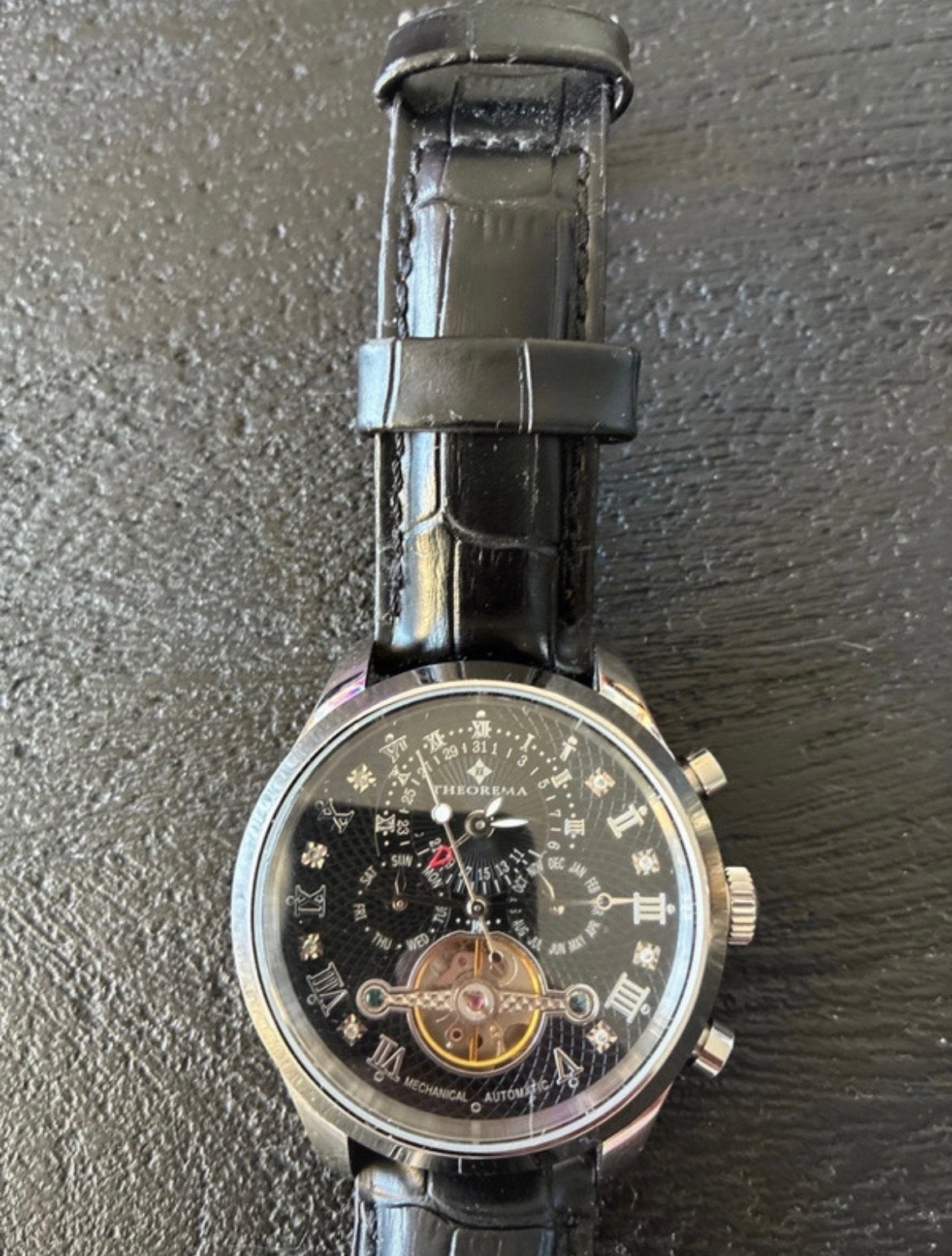 Theorema Damascus Heren Horloge - Automatisch Mechanisch, Antiek en Kunst, Ophalen of Verzenden