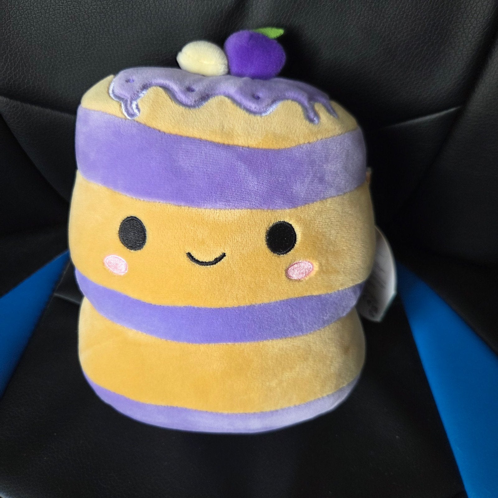 Diverse knuffels: Squishmallows, Sanrio, Pop Mart, bloem, Paars, Overige typen, Ophalen of Verzenden, Middelgroot (20 tot 80 cm)