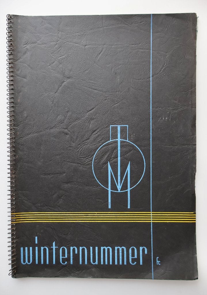 Ons Technisch Maandblad winter 1937 Ontwerp omslag Fré Cohen, Ophalen of Verzenden, Gelezen, Fré Cohen