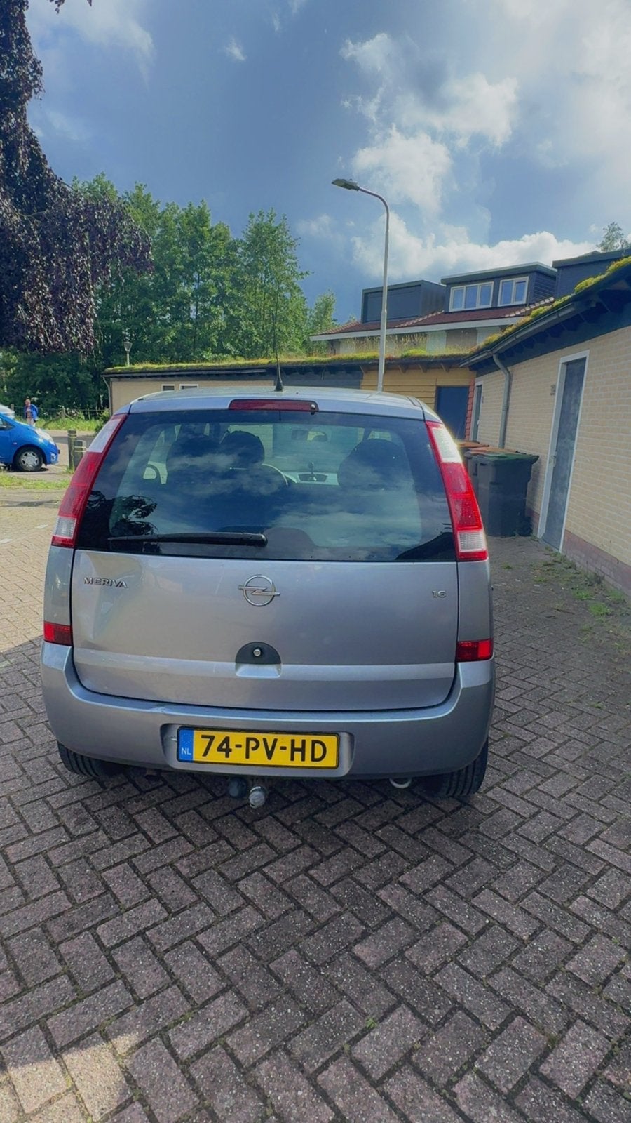 Opel Meriva 1.6 16V Easytronic 2004 Grijs, 4 cilinders, 100 pk, 1200 kg, Meriva