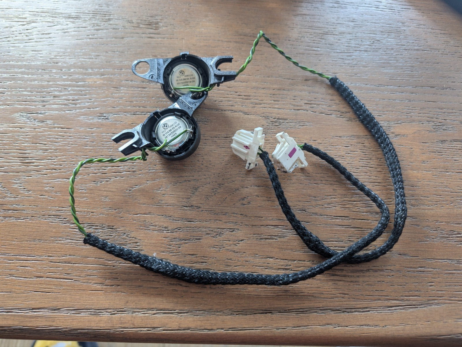 BMW E46 Sedan Tweeters Voordeuren 8 Ohm HAES OEM, Auto diversen, Ophalen of Verzenden, Gebruikt
