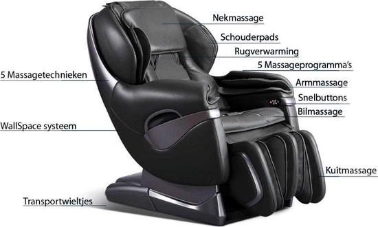 SL-A 39 Luxe Massagestoel met Factuur, Ophalen, Zo goed als nieuw, Massagestoel of Kussen