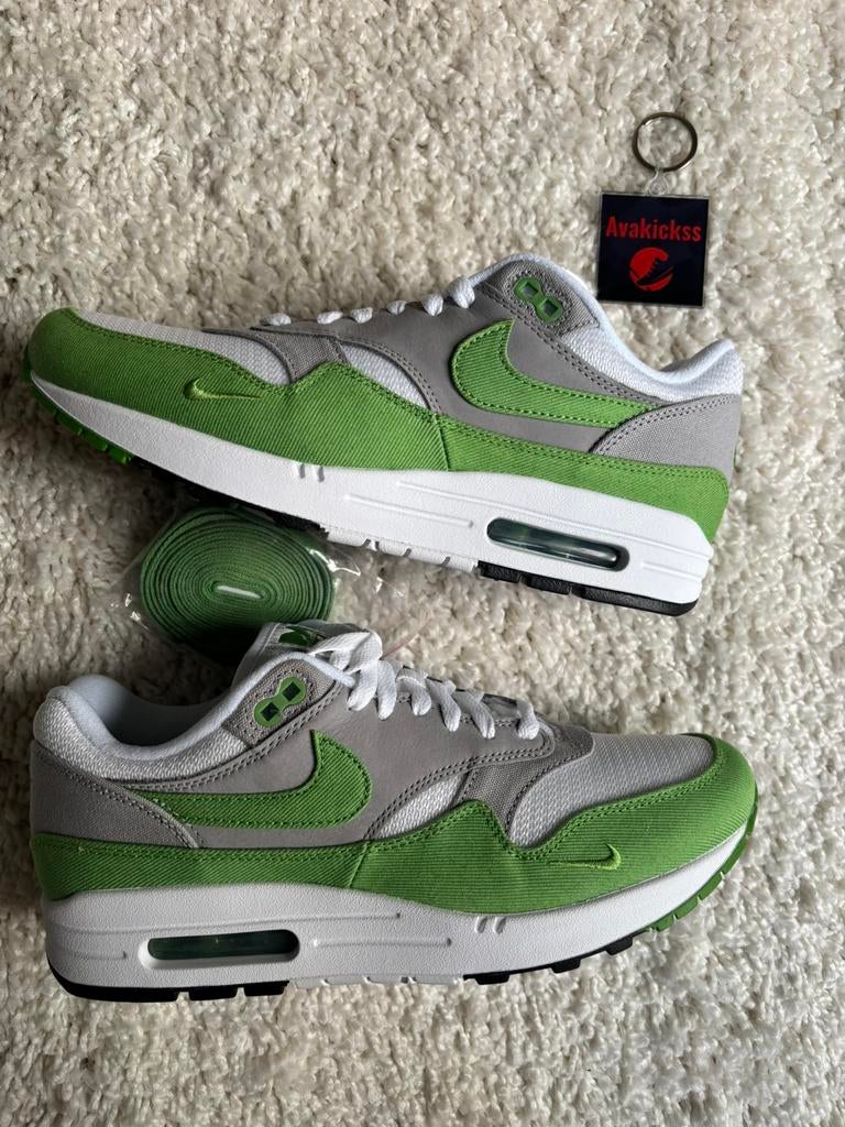 Nike Air Max 1 Patta 20th anniversary Chlorophyll maat 42, Overige kleuren, Nieuw, Ophalen of Verzenden, Sneakers of Gympen