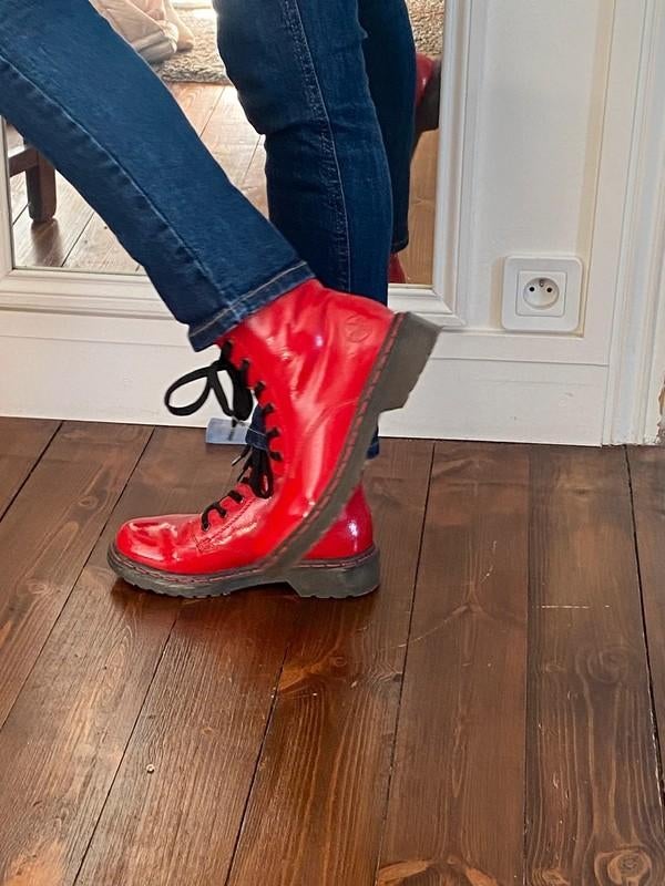 gave rode Rieker schoenen mt 37 nieuw, Lage of Enkellaarzen, Nieuw, Ophalen of Verzenden, Rood