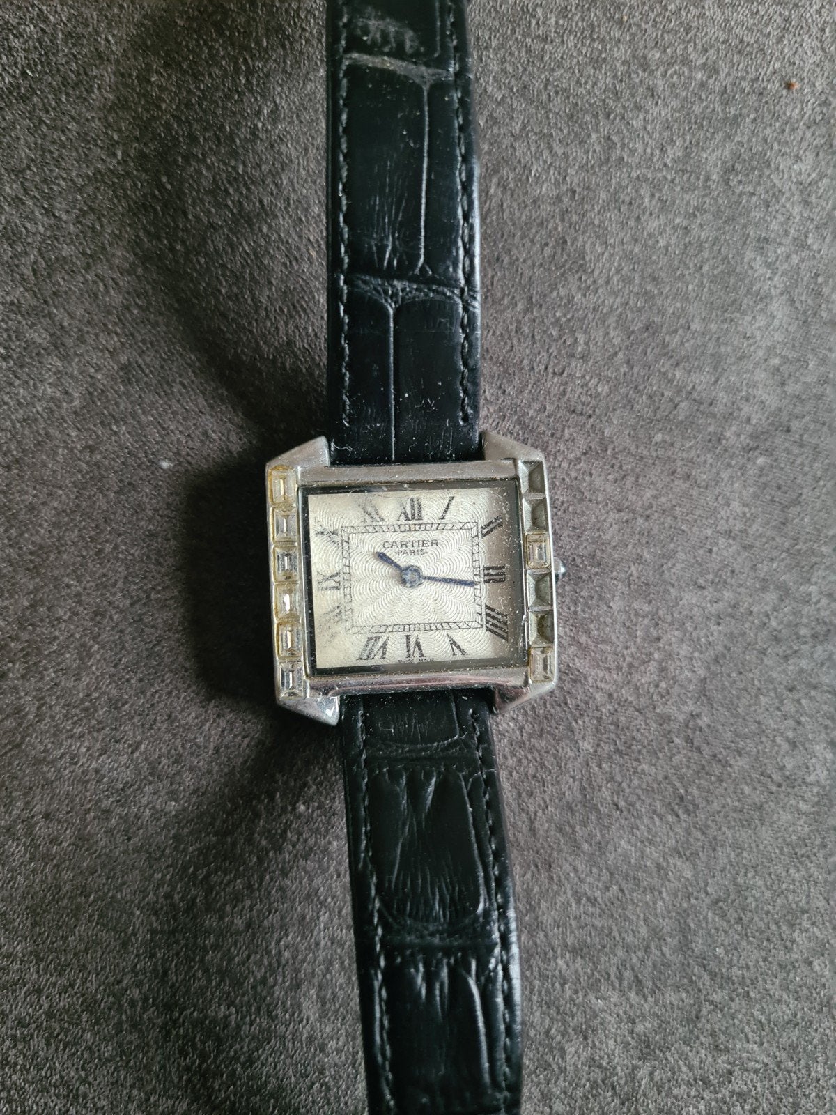 zwart vierkant horloge, Sieraden, Tassen en Uiterlijk, Ophalen of Verzenden