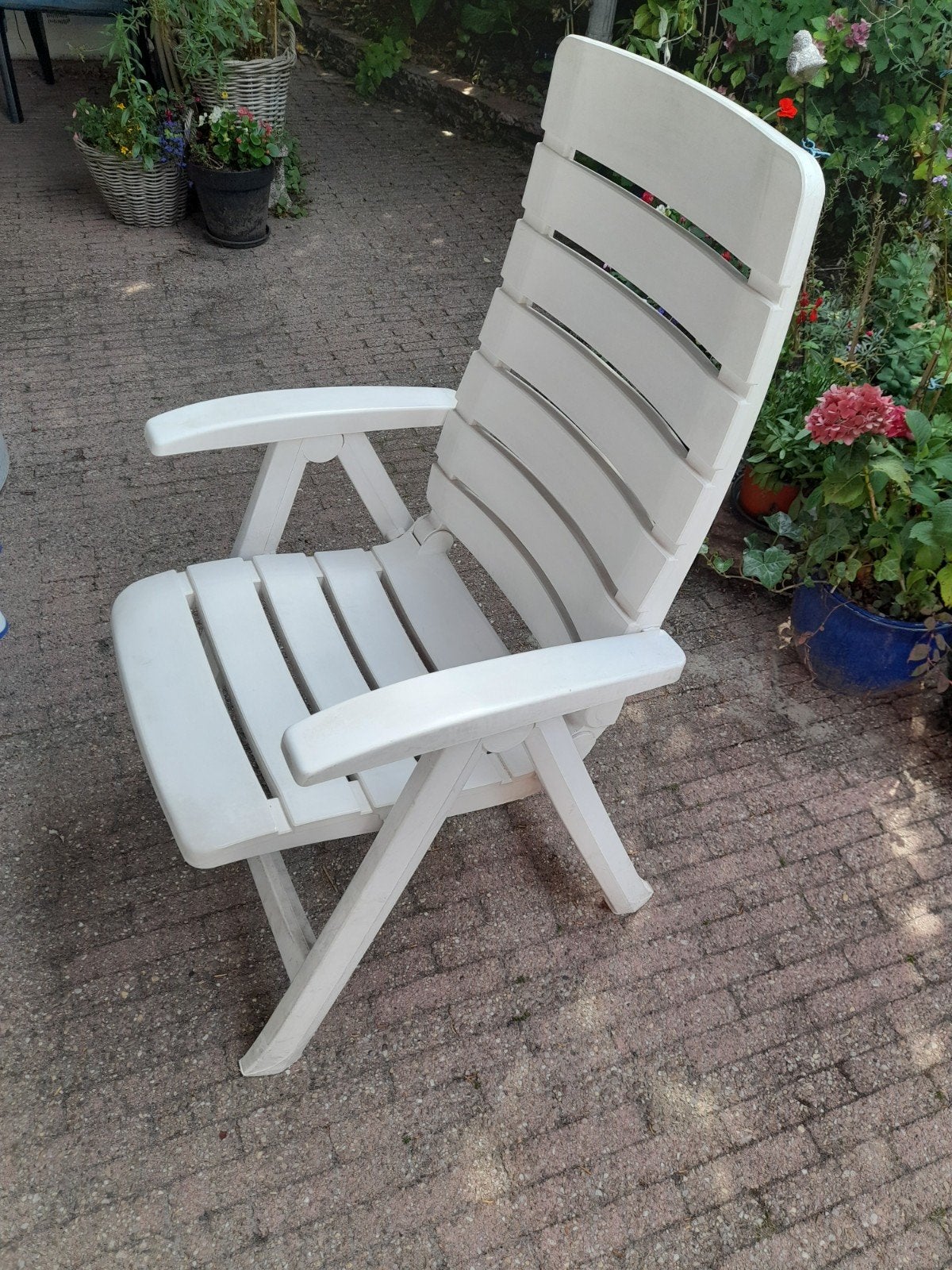 tuinstoel, Tuin en Terras, Ophalen, Gebruikt, Kunststof, Verstelbaar