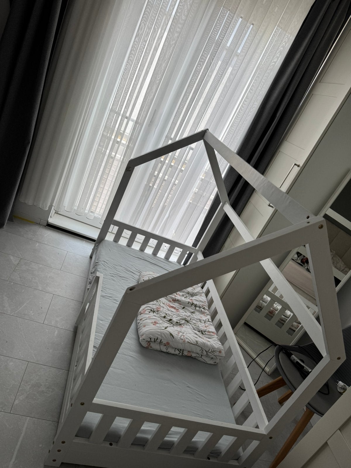 Huisbed met matras, Ophalen, Gebruikt, Matras