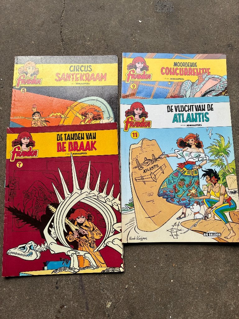 LOSSE VERKOOP ; Franka ; diverse delen , zie omschrijving, Meerdere stripboeken, Ophalen of Verzenden, Zo goed als nieuw, Henk Kuijpers