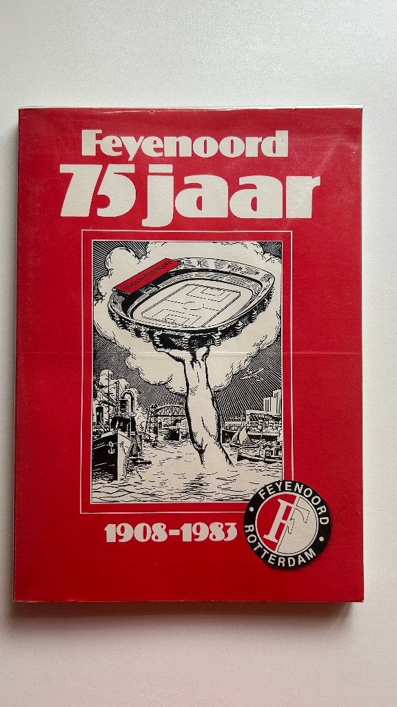 Feijenoord 75 jaar, Verzamelen, Ophalen of Verzenden, Zo goed als nieuw, Feyenoord, Boek of Tijdschrift
