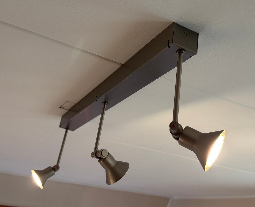Mooie plafondlamp met 3 spotjes, Ophalen, Overige merken, Zo goed als nieuw, LED