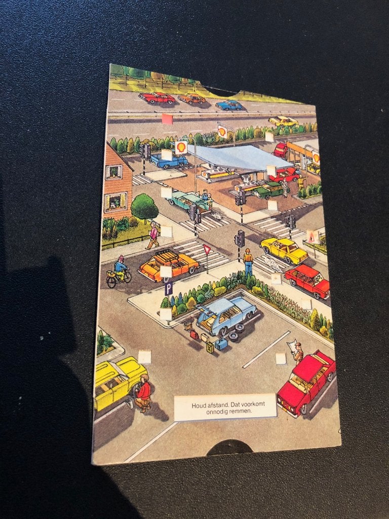 reclame plaat= SHELL  besparingsmeter, Verzamelen, Ophalen of Verzenden, Zo goed als nieuw, Overige typen