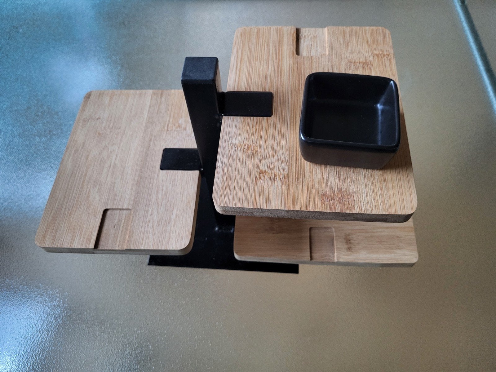 Gusta etagere met 3 etages, Hout, Snij-/serveerplank, Nieuw, Gusta