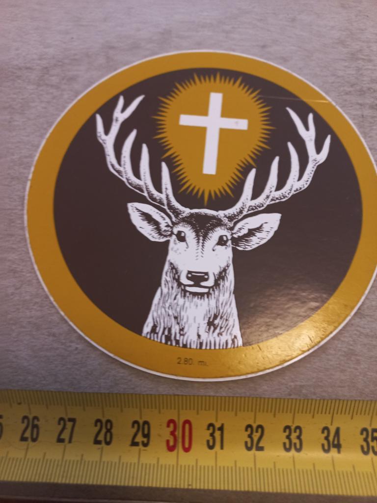 Logo jägermeister, Verzamelen, Ophalen of Verzenden, Zo goed als nieuw