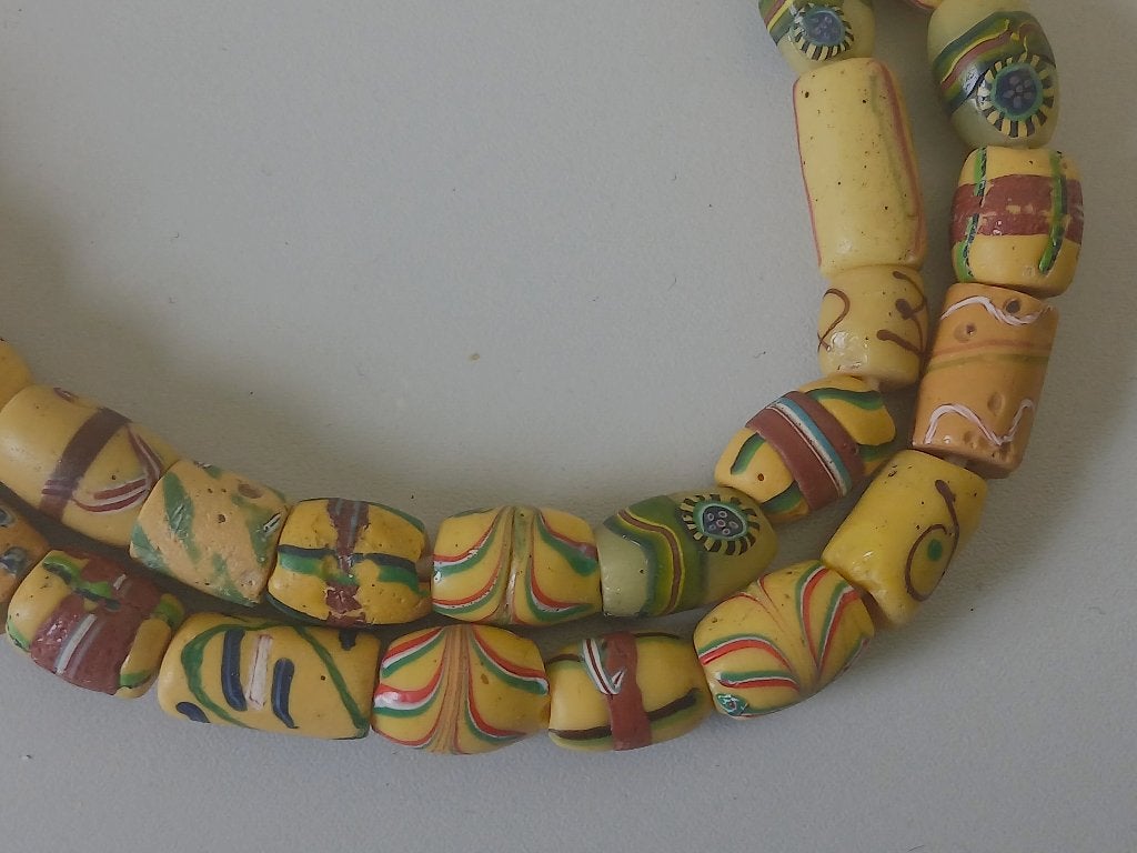 Venetiaanse Trade Beads, Ghana, 1875-1925. Handelskralen, Ophalen of Verzenden, Overige materialen, Ketting