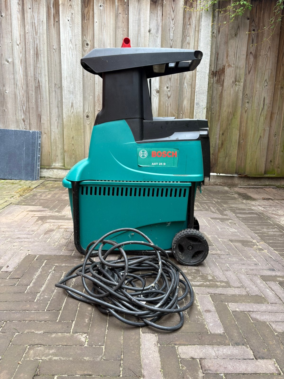 Bosch AXT 25D hakselaar, Ophalen, Gebruikt, Elektrisch, Met opvangbak