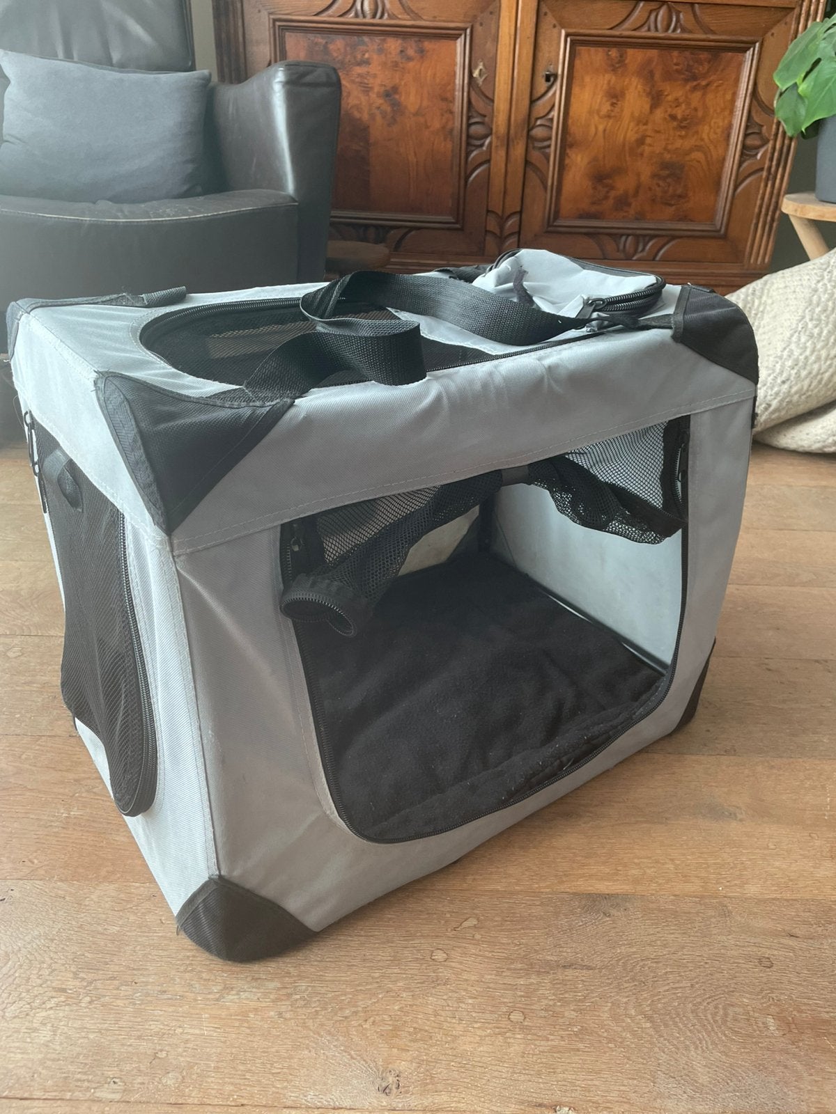 Draagbare en opvouwbare bench (puppy of kleine hond), Dieren en Toebehoren, Ophalen, Gebruikt