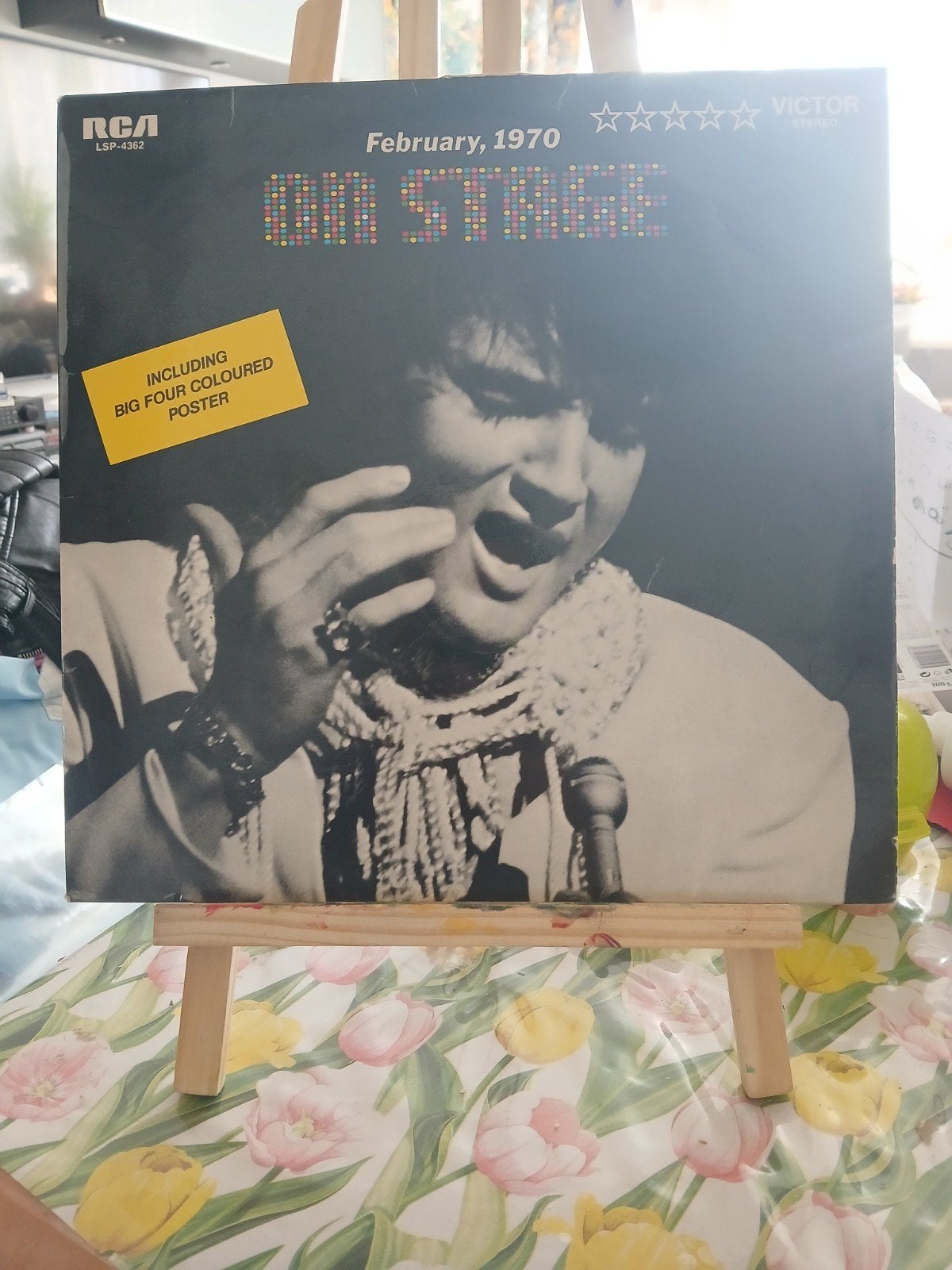 Elvis Presley - On Stage (Februari 1970) LP geen poster, LP, Gebruikt, Ophalen of Verzenden, 12 inch