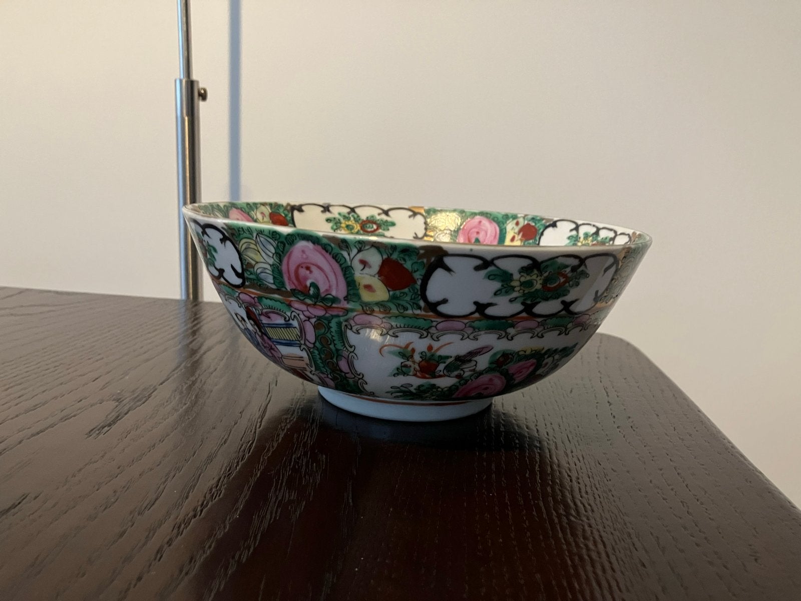 Antieke Chinese kom met handgeschilderde decoratie, Antiek en Kunst, Ophalen