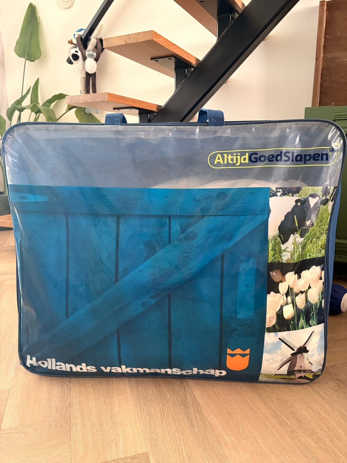 Dekbed 4 seizoenen ganzendons, Huis en Inrichting, Badkamer | Badtextiel en Accessoires, Gebruikt, Overige typen, Wit, Overige merken