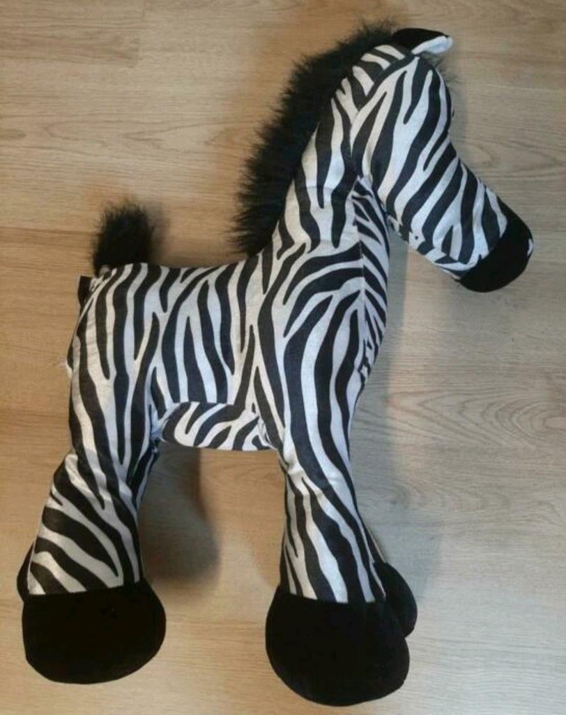 Grote walibi zebra knuffel 50 cm, Ophalen of Verzenden