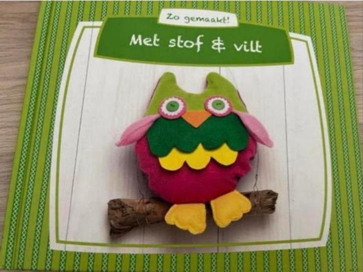 Zo gemaakt! Met stof & vilt - Inspirerende knutselprojecten, Ophalen of Verzenden, Zo goed als nieuw, Overige onderwerpen