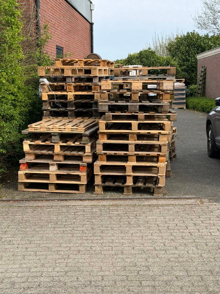 Gezocht gratis euro pallets en blok pallets, Ophalen, Gebruikt, Pallet, Minder dan 200 cm