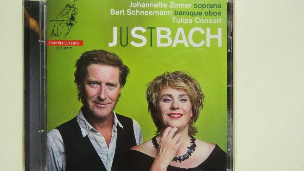 Cd: Just Bach, Johanette Zomer, sopraan Bart Schneemann hobo, Cd's en Dvd's, Cd's | Klassiek, Ophalen of Verzenden, Classicisme