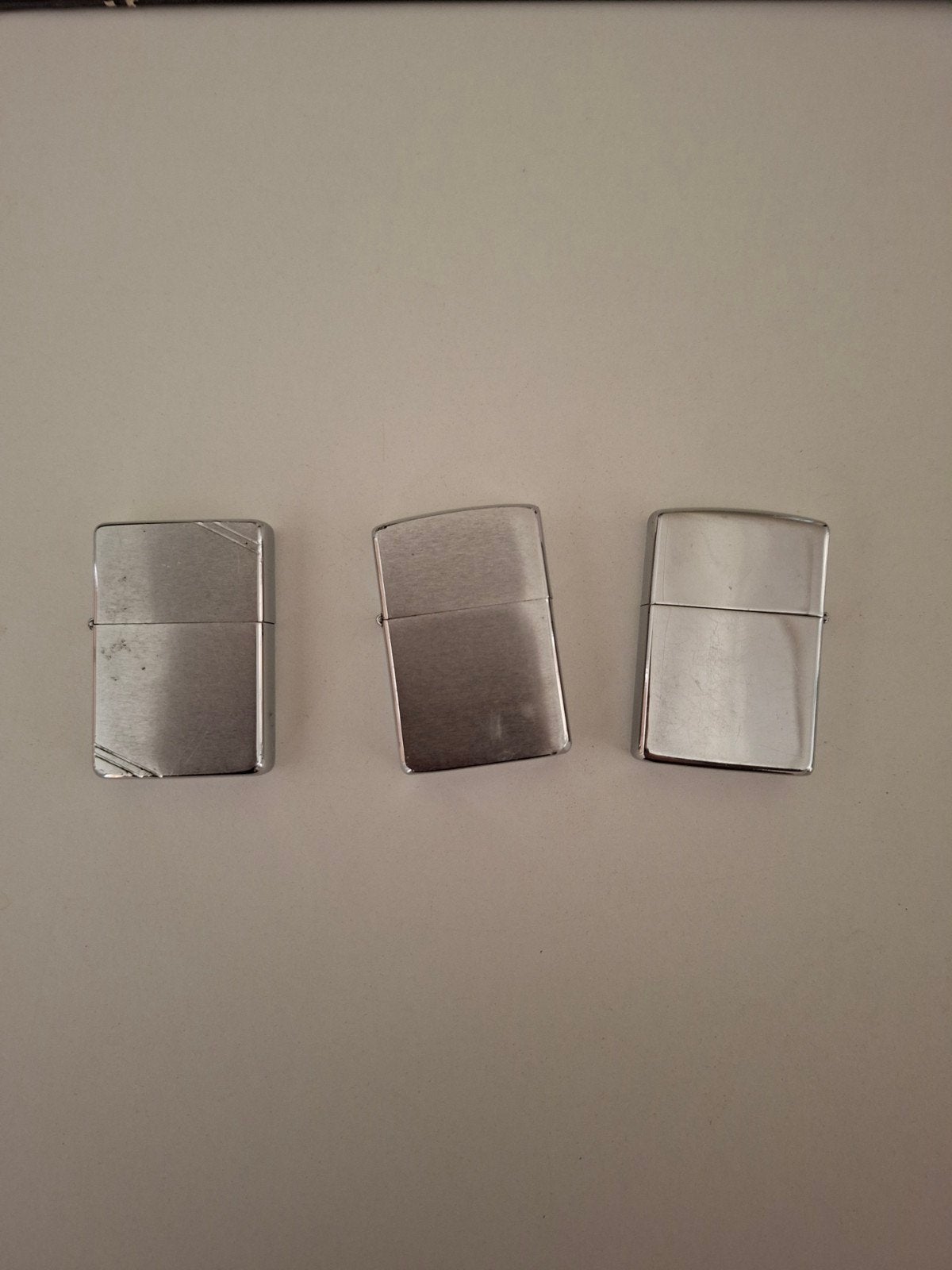 3x Zippo aanstekers, Verzamelen, Ophalen, Gebruikt, Aansteker
