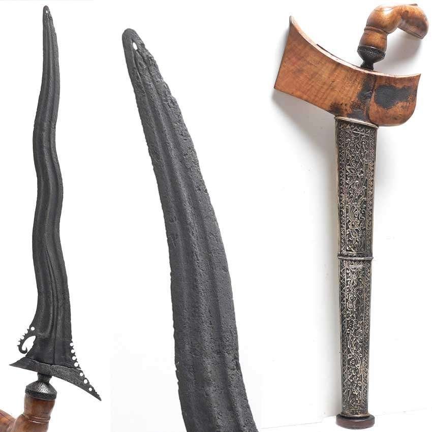 Zeldzame Keris uit Maleisie OK2 Kris Bugis malay Buginees, Ophalen of Verzenden