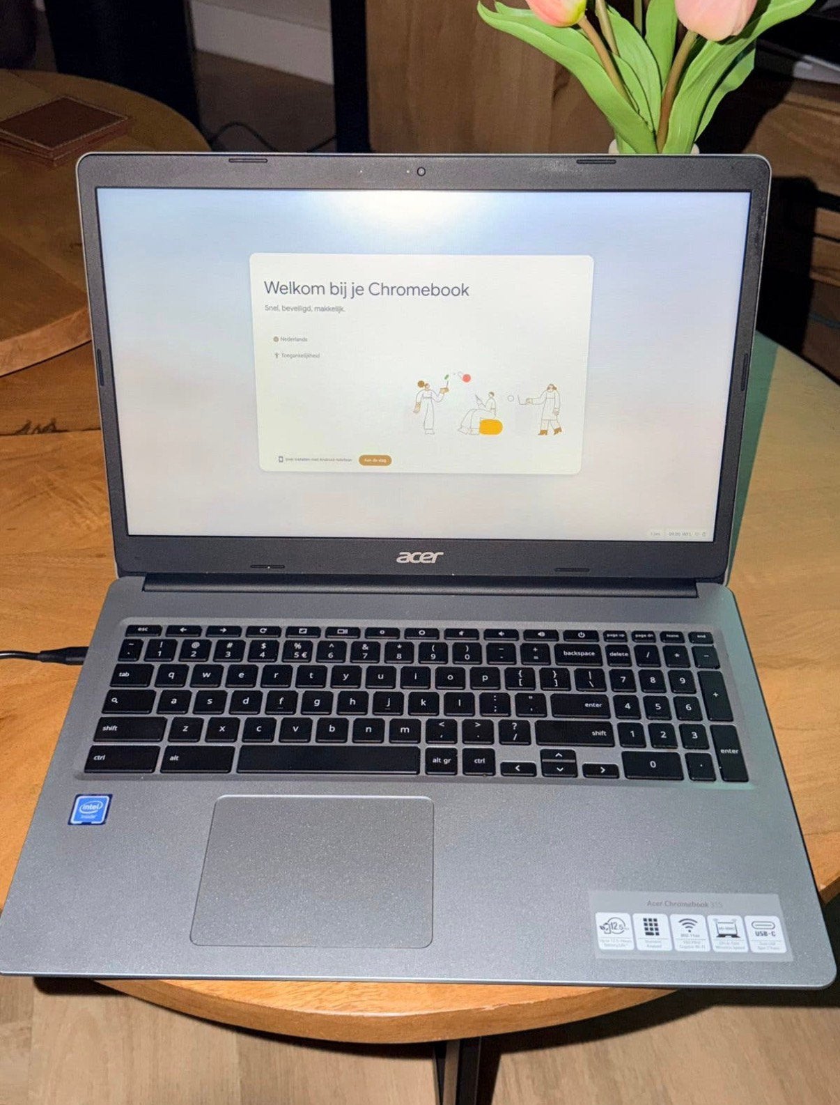 Acer chromebook 315, Computers en Software, Ophalen, Zo goed als nieuw, 15 inch, 4 GB of minder