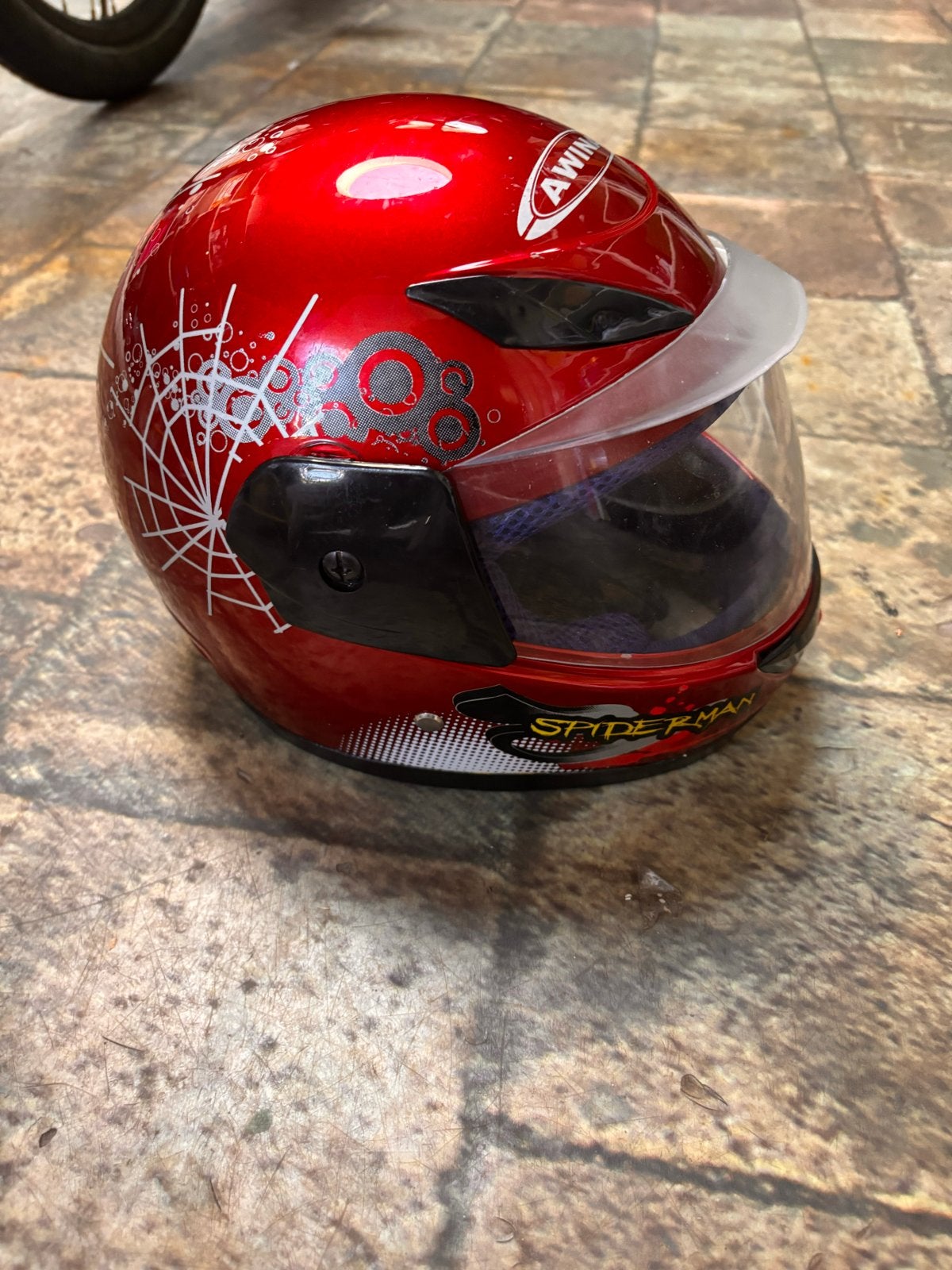 Kinderhelm Spider-Man - Rood, Ophalen, Gebruikt, Jongen