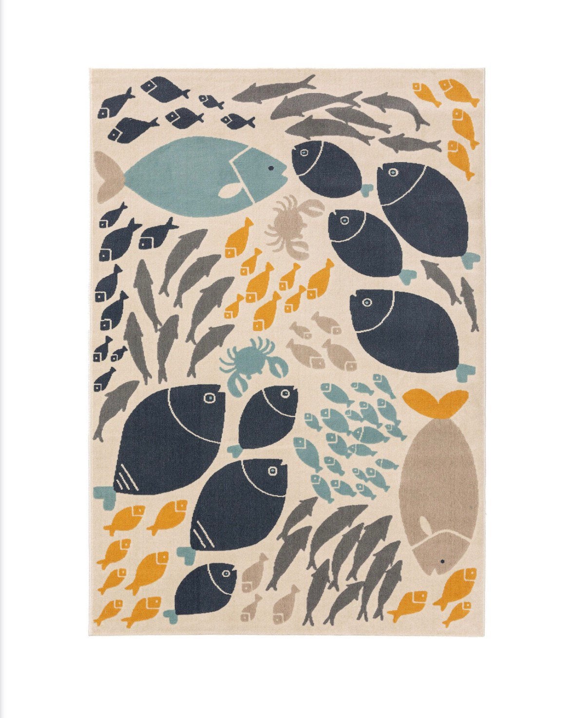 Kindervloerkleed Lytte Fabius, Huis en Inrichting, Ophalen, 100 tot 150 cm, Geel, Nieuw