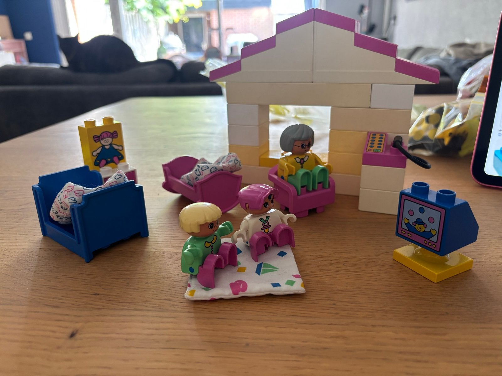 Lego Duplo 2796 babysitterset, Kinderen en Baby's, Speelgoed | Bouwstenen, Ophalen of Verzenden, Gebruikt, Overige merken