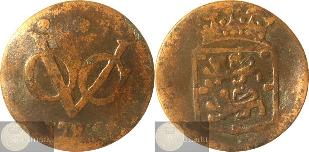 V.O.C. - West-Friesland - Duit 1780 - Medemblik - ZELDZAAM, Ophalen of Verzenden, Vóór koninkrijk, Overige waardes, Losse munt