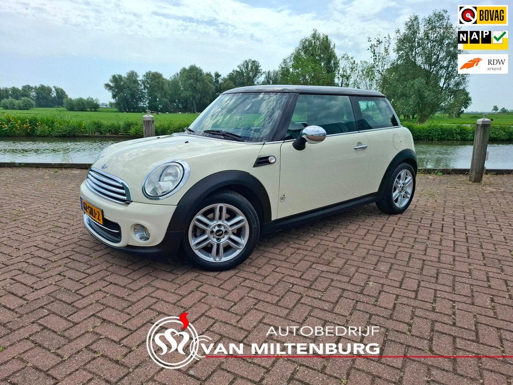 Mini 3-Deurs 1.6 Cooper 10 Years II Automaat Leder Clima Cru, Auto's, Mini, Bedrijf, Te koop, Cooper, ABS, Airbags, Airconditioning