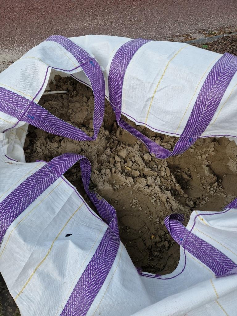 0.125 m3 Ophoogzand in big bag, Ophalen, Nieuw, Ophoogzand