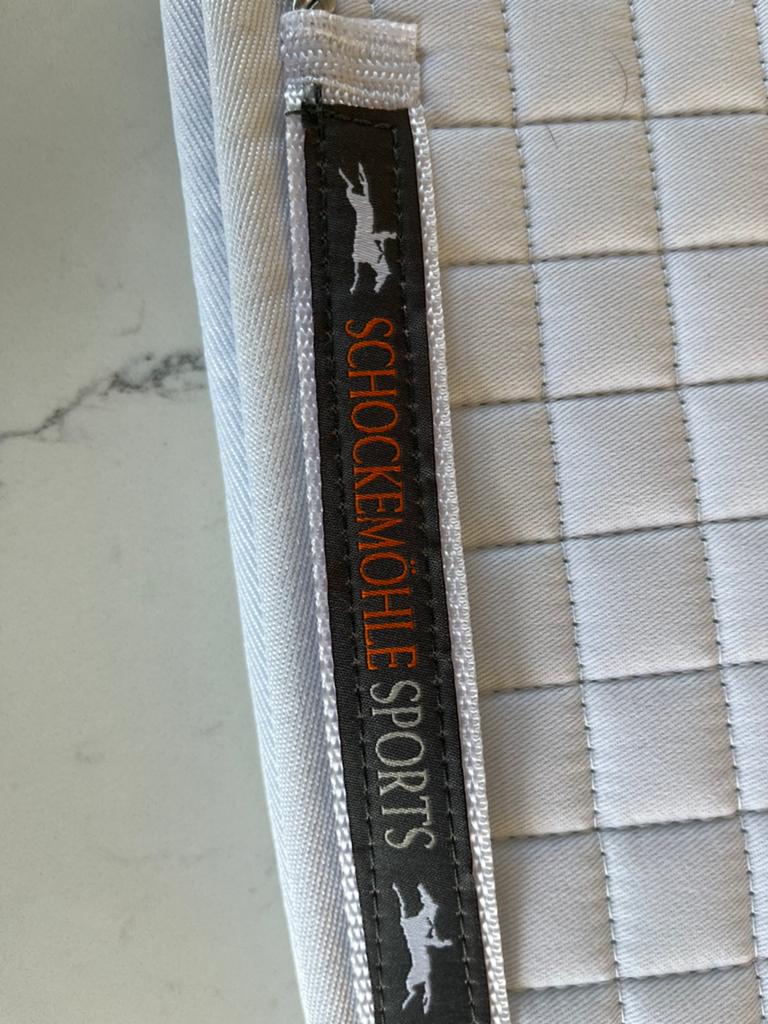 Schockemöhle dekje NIEUW, Dieren en Toebehoren, Paarden en Pony's | Dekens en Dekjes, Full (L), Wit, Nieuw, Ophalen of Verzenden