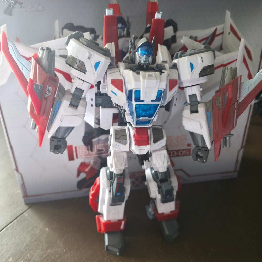 Maketoys MTCD-05 Buster Skywing - Jetfire, Verzamelen, Transformers, Overige generaties, Ophalen of Verzenden, Zo goed als nieuw