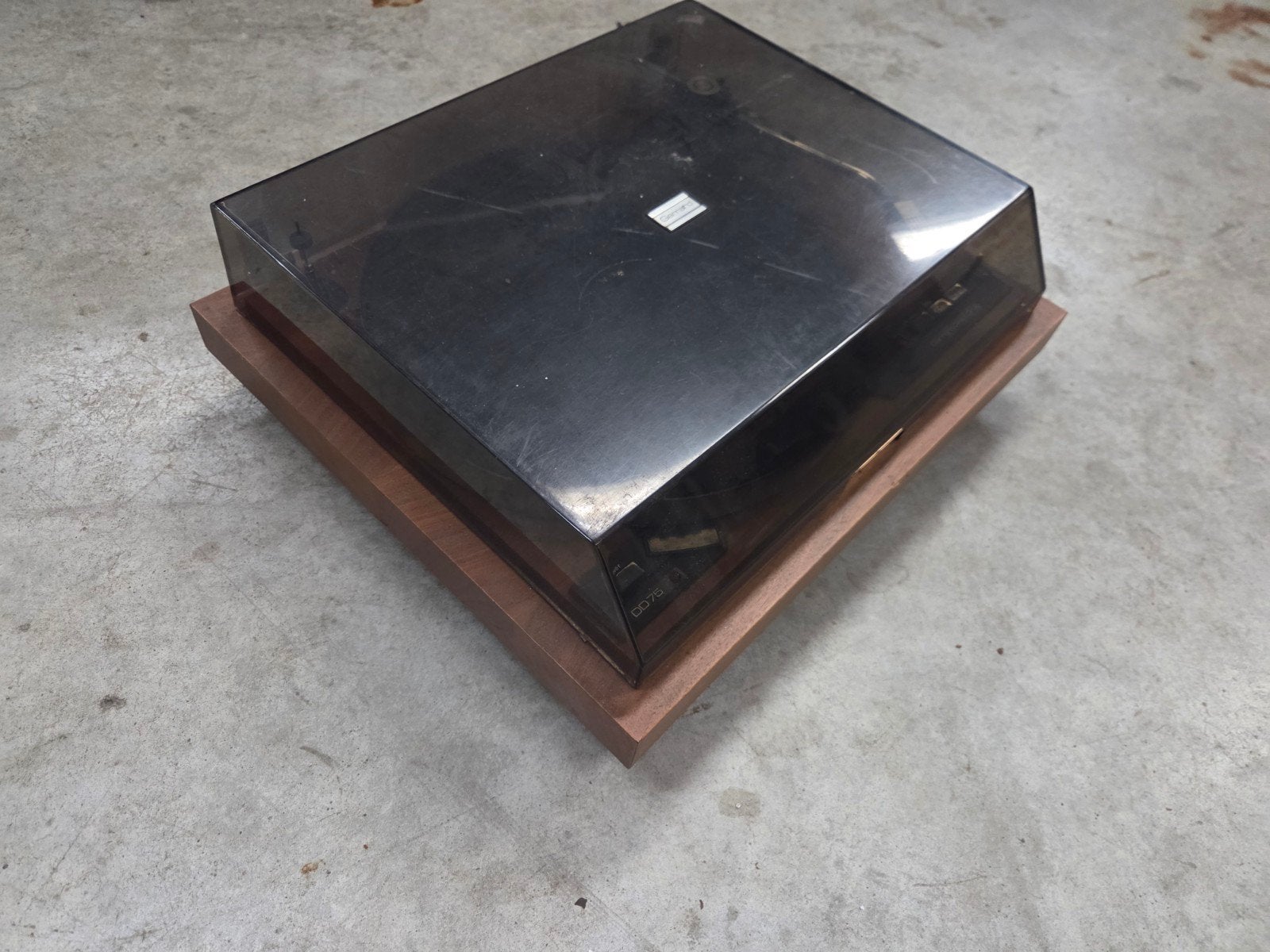 Garrard Direct Drive DD75 Platenspeler - Vintage Hout, Gebruikt, Pitch-regelaar, Platenspeler, Ophalen