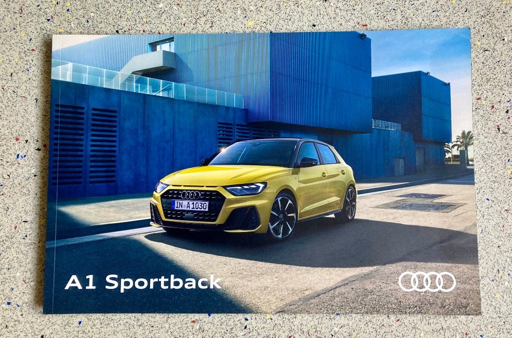 Brochure / Folder Audi A1 Sportback 2019, Verzenden, Zo goed als nieuw, Audi, Audi