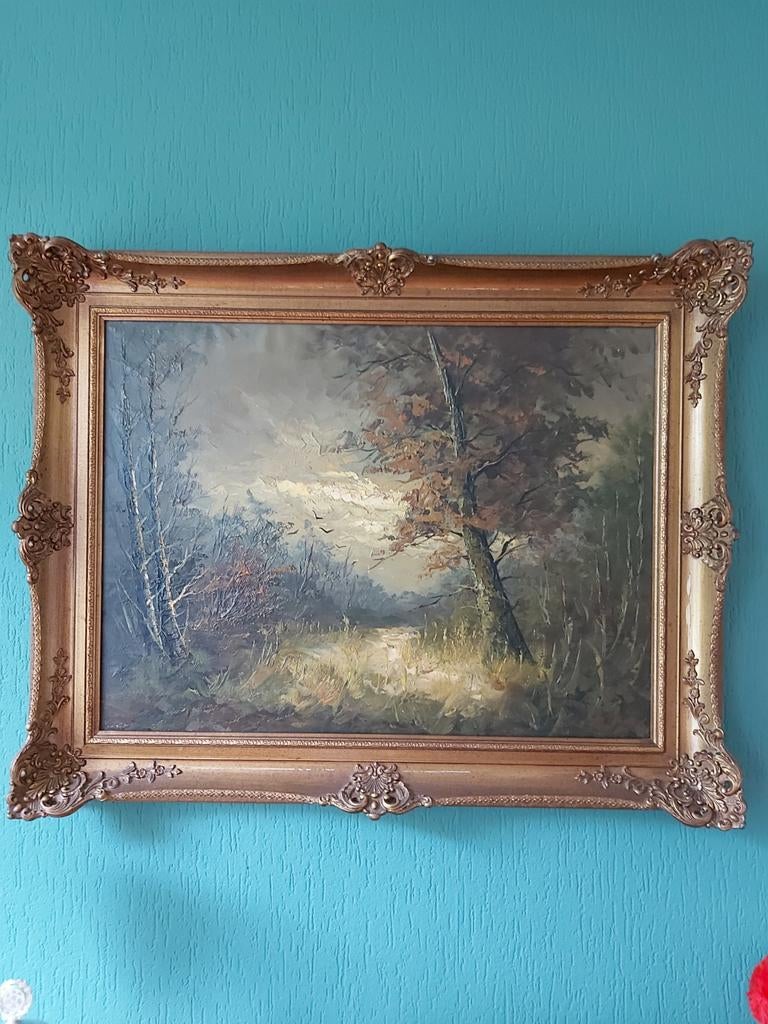 Schilderij gemaakt door G Ernest, Antiek en Kunst, Ophalen